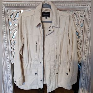 Lucky brand cream jacket size small jacket coat
